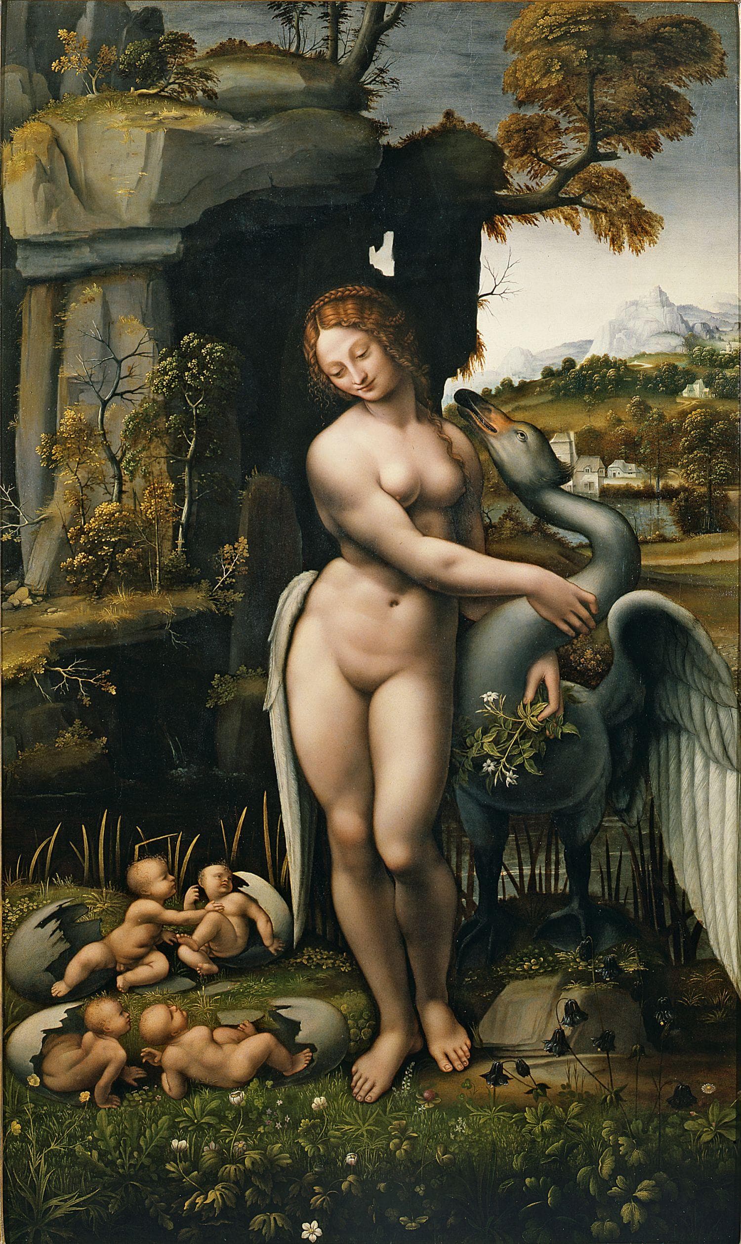 Leda and the Swan by Leonardo da Vinci