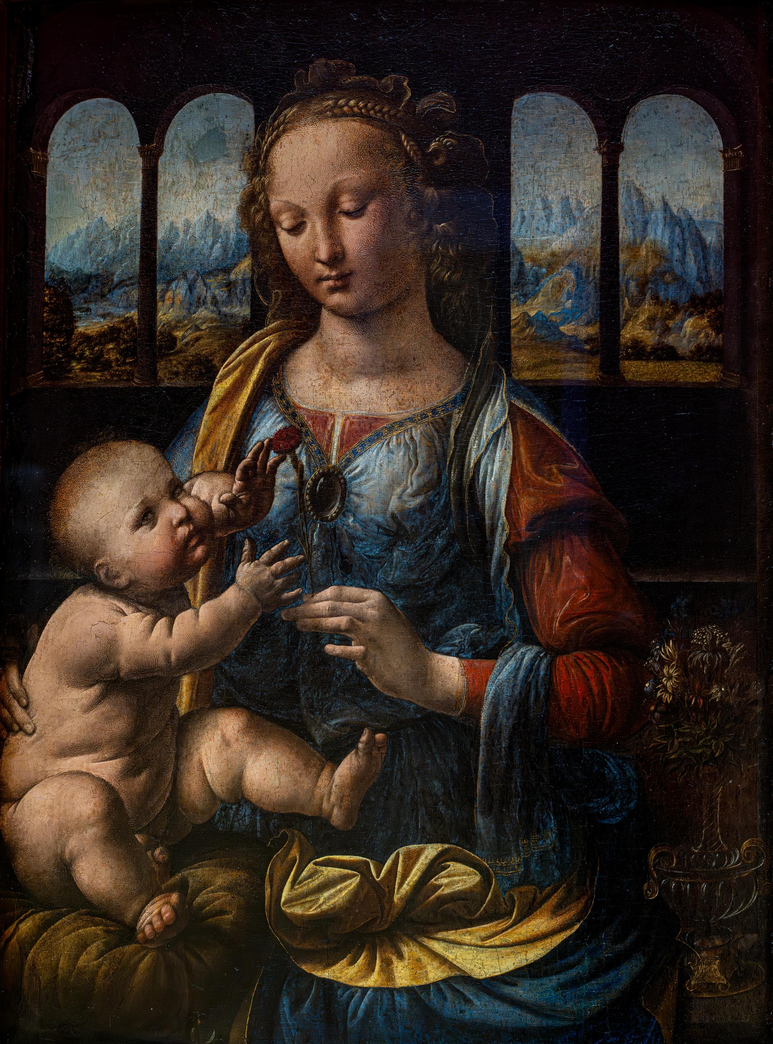 Madonna of the Carnation by Leonardo da Vinci