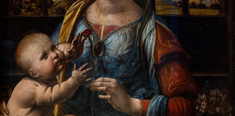 Madonna of the Carnation - Cover image