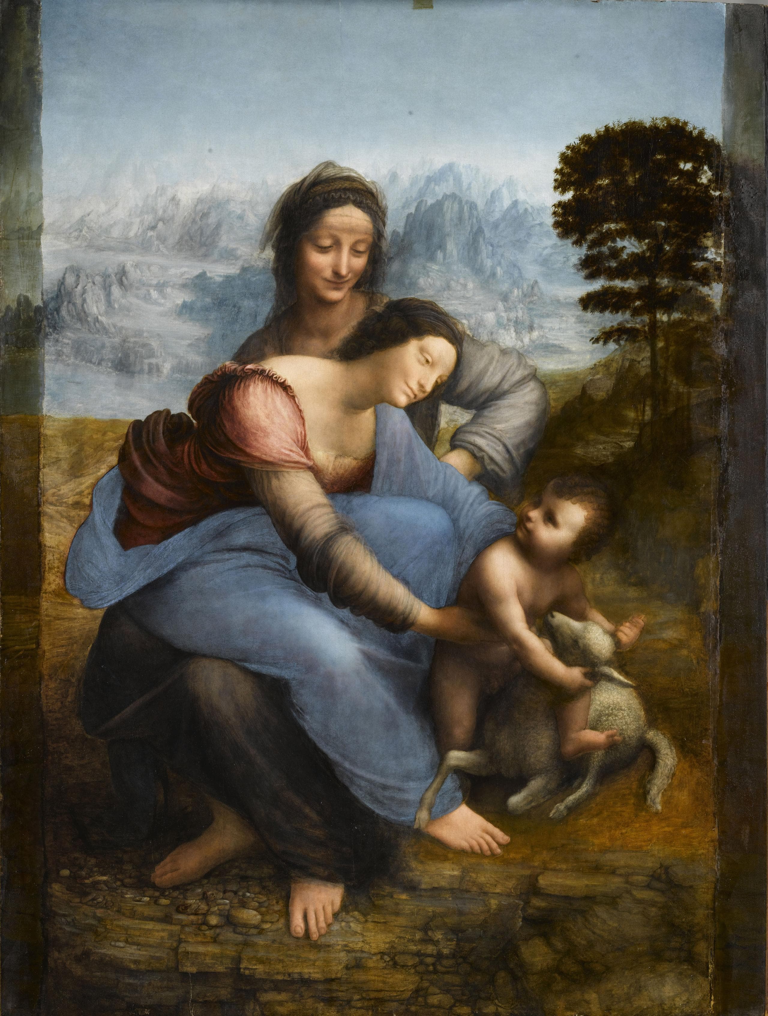 The Virgin and Child with Saint Anne by Leonardo da Vinci